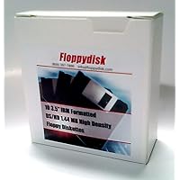 50 Floppy Disks. 3.5 inch Diskettes. Formatted 1.44 MB DS/HD MF-2HD. Manufactured in 2011.