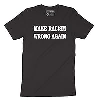 Make Racism Wrong Again Men's T-Shirt Black Lives Matter BLM