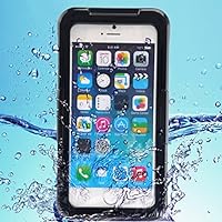 Ip68 Waterproof Protective Case with Lanyard for Iphone 6(black)