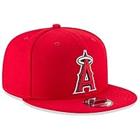 Authentic Angels Red 9Fifty Snapback OSFM Hat Cap- Adjustable