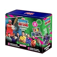 Topps India Cricket Attax 2022 The Hundred Edition Trading Card Game (Power Pack)