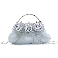 LHHMZ Women's Floral Clutch Bag Elegance Flower Evening Bag Wedding Purse Party Prom Handbags