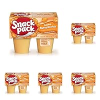 Snack Pack Butterscotch Pudding Cups, 4 Count (Pack of 5)