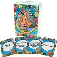 Thought-Spot: MAD SMARTZ: An Interpersonal Skills Card Game for Anger & Emotion Management,Social Skills; Autism Learning Material; Therapy Game for Kids and Teens; ADHD Tool for Kids; Educational Toy