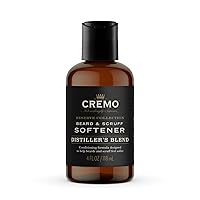 Cremo Reserve Blend Beard Scruff Softener Softens and Conditions Coarse Facial Hair Of All Lengths In Just 30 Seconds - Black, 4 Fl Oz