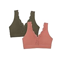 Fruit of the Loom Women's Full Coverage Wireless Cotton Bralette