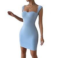 2023 Summer Women's Dress Solid Bodycon Dress