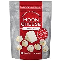 Moon Cheese Pepper Jack, 2 OZ, 100% Cheese and Gluten Free