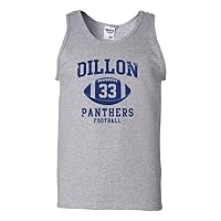 City Shirts Dillon Football Retro DT Adult Tank Top