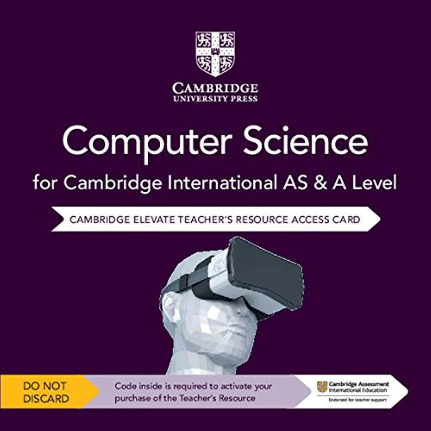 Cambridge International As & a Level Computer Science Elevate Teacher's Resource Access Card