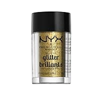 NYX PROFESSIONAL MAKEUP Face & Body Glitter, Gold