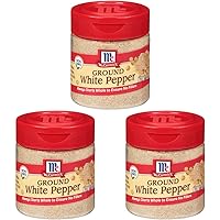 McCormick Ground White Pepper, 1 oz (Pack of 3)
