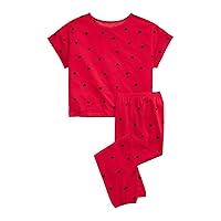 GAP Girls' Short Sleeve Jogger Sleep Set