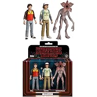 Funko Action Figure: Stranger Things 3 Pack - Pack 2, Will, Dustin, and Demogorgon Collectible