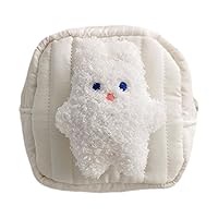 Plush Animal Small Storage Bag Convenient Baby Diaper Pouch Versatile Hand Bag Organiser Case for Travel Home and Office Diaper and Potty Training Supplies