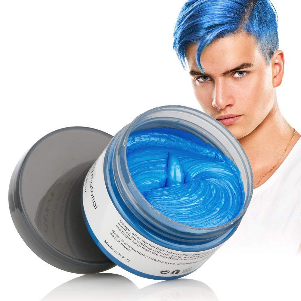 Mua MOFAJANG Hair Coloring Dye Wax, Instant Hair Wax, Temporary Hairstyle  Cream  oz, Hair Pomades, Natural Hairstyle Wax for Men and Women Party  Cosplay (Blue) trên Amazon Mỹ chính hãng 2023 | Fado