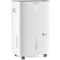 Waykar 150 Pints 7,000 Sq. Ft ENERGY STAR Most Efficient Dehumidifier with Drain Hose for Commercial and Industrial Large Rooms, Home, Warehouses, Storages, Basements and Bedroom（JD026CE-150）