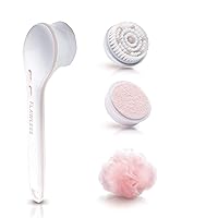 Flawless Cleanse Spa Spinning Body Brush and, Shower Wand, 1 Count