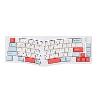 EPOMAKER Feker Alice Layout Gasket 68-Key Hot Swappable Bluetooth/2.4Ghz/ Type-C Wired/Wireless Gaming Keyboard, with 8000mAh Battery, NKRO, RGB Backlight, Dye-sub PBT Keycaps, for Win/Mac(White)