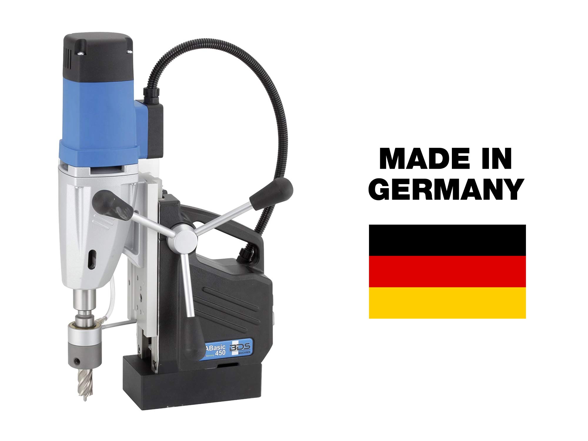 C.S. Unitec MABasic 450 Portable Magnetic Drill Press | 1150W 2-Speed Benchtop Power Drill Machine w/up to 1-3/4