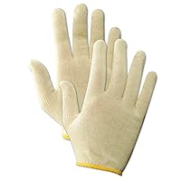 MAGID Lightweight Cotton Polyester Blend Knit Gloves, Reversible, Ambidextrous, Washable - Large, 7.5