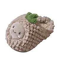 Plush Girl Fashion Autumn And Winter Boys And Girls Slippers Flat Bottom Soft Light Size 4 Slippers for Girls