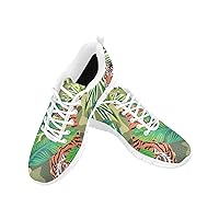Whale and Jellyfish Womens Sneakers Fashion Casual Comfortable Lightweight Breathable Arch Support Slip On Non-Slip Tennis Shoes Walking Shoes US13