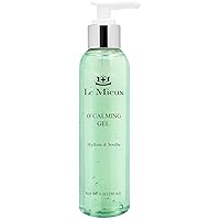 Le Mieux O2 Calming Gel - Conductive Facial Gel with Aloe - Soothe Mild Visible Irritation & Redness - Hydrating Hyaluronic Acid Gel for Microcurrent Devices - No Parabens or Sulfates (6 oz / 180 ml)