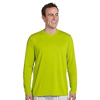 Gildan Men's Crewneck Freshcare Jersey T-Shirt, Safety Green, XXX-Large
