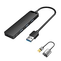 VENTION USB 3.0 Hub and USB External Sound Card for Laptop PC