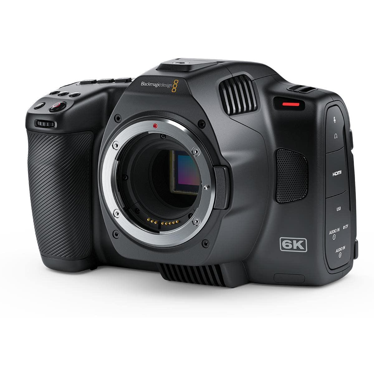Blackmagic Design Pocket Cinema Camera 6K G2 Bundle with 128GB SD Card, Extra Battery, Cleaning Kit
