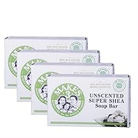Organic Shea Butter Soap Bar (4-Pack)