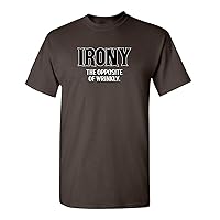 Irony Opposite of Wrinkly Graphic Novelty Sarcastic Funny T Shirt