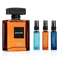 NIMAL Golden Sand Eau De Parfum with Combo of Long-Lasting Pocket Perfumes. | Long Lasting Fresh & Powerful Fragrance Spray Travel Friendly Luxury Parfum Scent | Men’s Perfume | 124ml - Pack Of 2