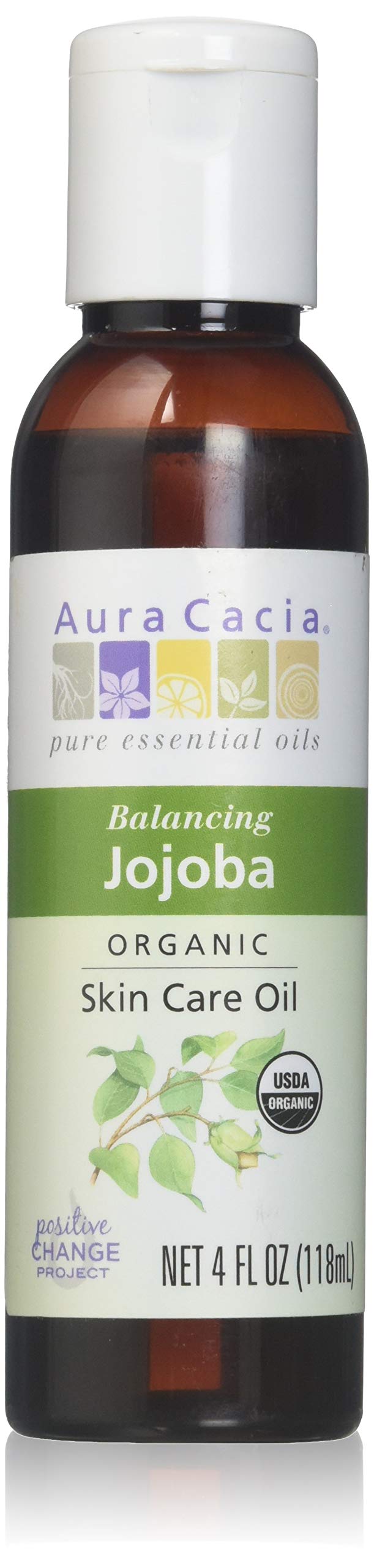 Aura Cacia - Organic Aromatherapy Jojoba Oil - 4 fl oz