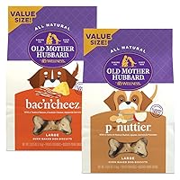 Old Mother Hubbard Classic Crunchy Natural Dog Biscuits, Large Bundle