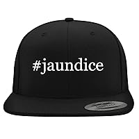 #Jaundice - Yupoong 6089 Structured Flat Bill Hat | Trendy Baseball Cap for Men and Women | Modern Cap in Snapback Closure