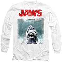 Popfunk Classic Jaws Shark Movie Poster & Quint Longsleeve T Shirt & Stickers
