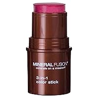 Mineral Fusion 3-in-1 Color Stick, Berry Glow, 0.18 Ounce