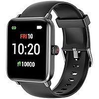 Smart Watch, Fitness Tracker with Heart Rate Monitor, Blood Oxygen, Sleep Tracking, 41mm Smartwatch Waterproof with Pedometer for Women Men Watch Compatible with Android iOS iPhones