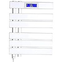 Heated Towel Rail Rails Electric Towel Warmers, Electric Intelligent Temperature Control Wall-Mounted Heated Towel Rack Rack Towel Rack Drying Rack Home Hotel Kitchen, etc.