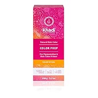 khadi COLOR PREP Natural Hair Color, Plant based hair dye for Pre-Pigmentation of very light, grey or damaged hair, 100% herbal, vegan, PPD & chemical free, natural cosmetic for healthy hair 3.5oz