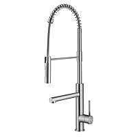 Kraus KPF-1604SFS Artec Pro Commercial Style Pull-Down Single Handle Kitchen Faucet with Pot Filler, Spot Free Stainless Steel