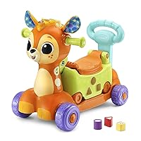 VTech 4-in-1 Grow-with-Me Fawn Scooter (Frustration Free Packaging)