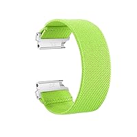Elastic Nylon Watch Band Strap for Watch Active2 18mm 20mm 22mm Colorful Nylon for Huawei Watch Bracelet Wristband (Color : Light Green, Size : 18mm)