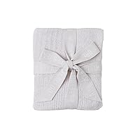 Barefoot Dreams CozyChic Lite Ribbed Blanket, Almond 30