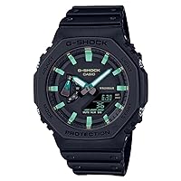 Casio Watch GA-2100RC-1AER, black, Modern