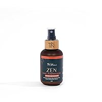 ZEN Hair & Beard Leave In Conditioner Spray for Men: Daily Hydration for Dry, Itchy Beards, Soothes Skin Underneath, Supoorts Hair Growth, Fresh Clean Scent. 4 ounces