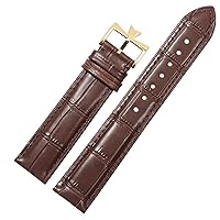 19mm 20mm 21mm 22mm Genuine Leather Watch Band Replacement For Vacheron Constantin Patrimony VC Black Blue Brown Cowhide Strap ( Color : 25-12mm , Size : 18mm )