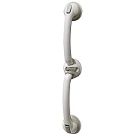 Safe-er-Grip Swivel Balance Assist Bar, Suction Cup Bathroom Safety Bar, Easy No Tool Installation, 28 inches, White and Grey